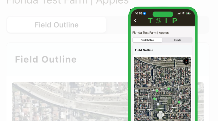 TSIP GPS mapping and field boundary tools