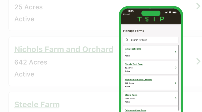 TSIP regional benchmark comparison dashboard