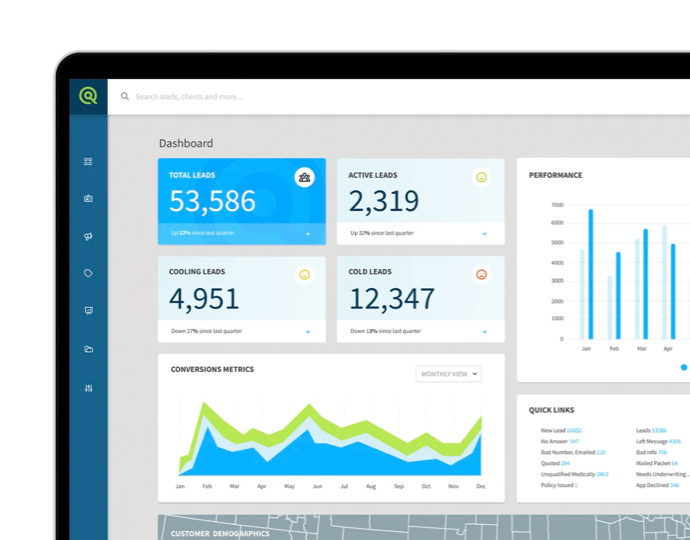 Custom portal development platform interface